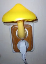 Lights-Lamp Wall-Socket Mushroom Us-Plug Led-Night-Light Home-Decoration for EU