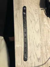 Pulsera gótica negra Punk para mujer, remache de punta cónica, brazalete de cuero negro, talla grande, Unisex