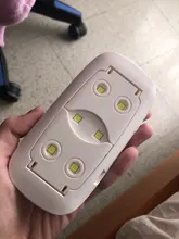 XZMUV-minisecador de uñas portátil, lámpara de manicura de 6 LED UV, Cable USB, para uso doméstico, 6W