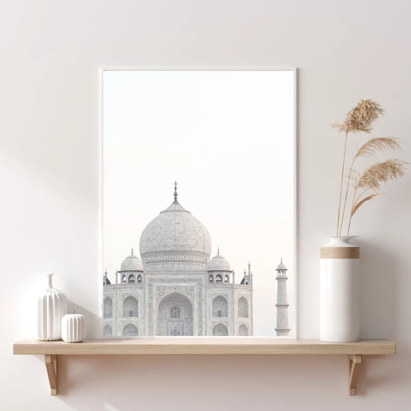 Taj Mahal Art Print Home Decor Wall Art Poster 