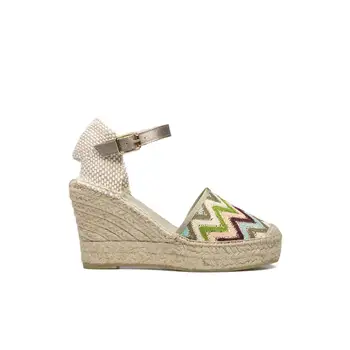 

VIDORRETA-women-crib espadrilles-espadrille cradle ESPARTO fabric geometric MULTICOLOR bracelet