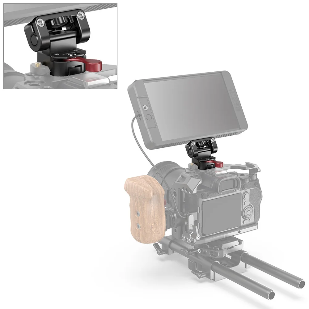 Двойная камера SmallRig EVF с зажимом быстроразъемным регулируемым держателем для