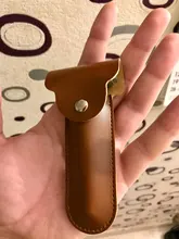 Navaja de afeitar de viaje CASO DE funda, soporte Manual maquinilla de afeitar de doble filo afeitar de cuero de la PU