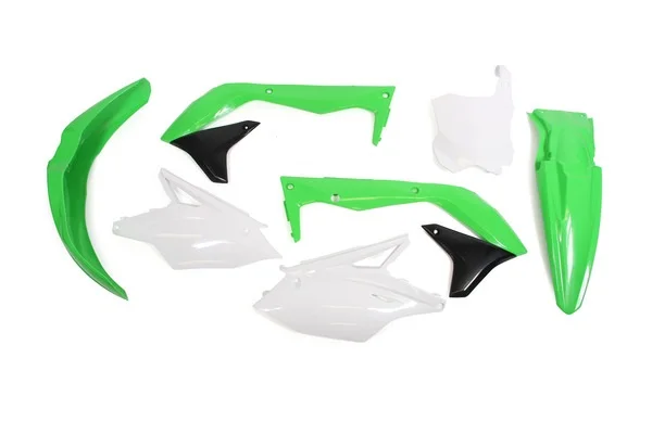 Комплект пластика R-Tech Kawasaki KX450F 16-18 (R-KITKXF-OEM-517) зеленый/белый/черный | Автомобили и