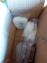 Mascarilla facial para fumigación, filtro para el trabajo, seguridad, protección contra el formaldehído, 6800