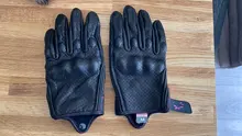 Guantes táctiles de cuero para motocicleta, para Mujer, para ciclismo, Motocross, para carreras, XS S M