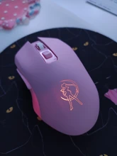 Pink Silent LED Optical Game Mice 1600DPI 2.4G USB Wireless Mouse for PC Laptop Drop