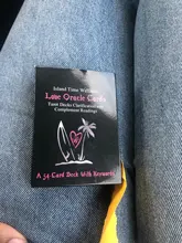 Tarjetas de oráculo del amor, baraja de oráculo de la isla de tiempo de bienestar, clarificación y complemento de lectura, cubierta con juegos de palabras clave