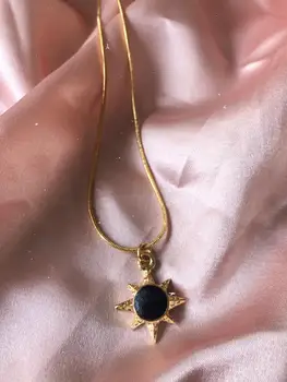 

Vintage Necklace, Design Necklace, Sun Handmade Necklace, Special Necklace, Different Necklace, Minimalist Necklace