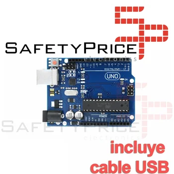 

ONE R3 Rev3 ATmega328 16U2 Arduino 100% Compatible USB cord ULTIMA VERSION