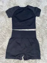 Yoga-Set Workout-Clothes Seamless Leggings Fitness-Crop-Top Sport-Suit Vital Gym Long-Sleeve