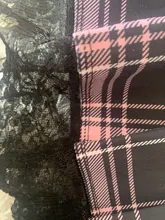 Sweetown-faldas góticas con cordones para mujer, Falda plisada de encaje a cuadros, estilo Punk oscuro, ropa de estética para chica, Y2K, Raya Rosa