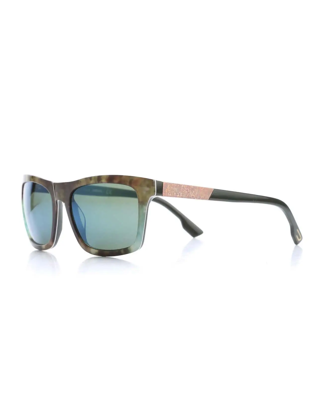 

Unisex sunglasses dl 0120 95q bone color organic square square 54-18-140 diesel