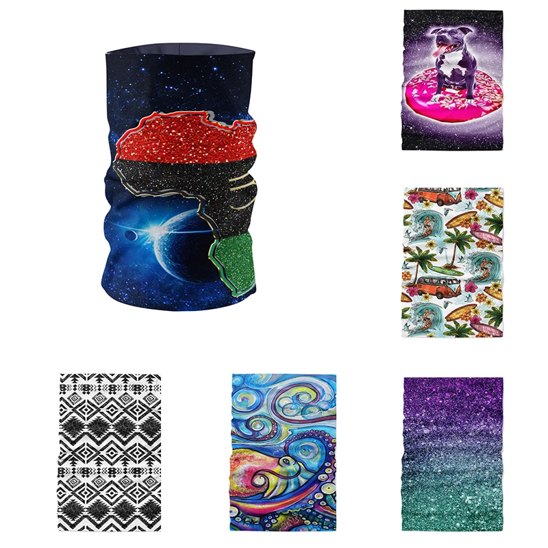 

Outdoors Motorcycle Bandana Mask Summer Hiking Biker Fishing Cycling Skiing Bandana Mask Windproof Tube Mask Neck Gaiter