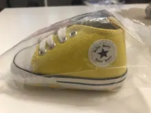 Zapatos de primeros pasos para bebés, zapatillas deportivas de lona antideslizantes de suela blanda para recién nacidos