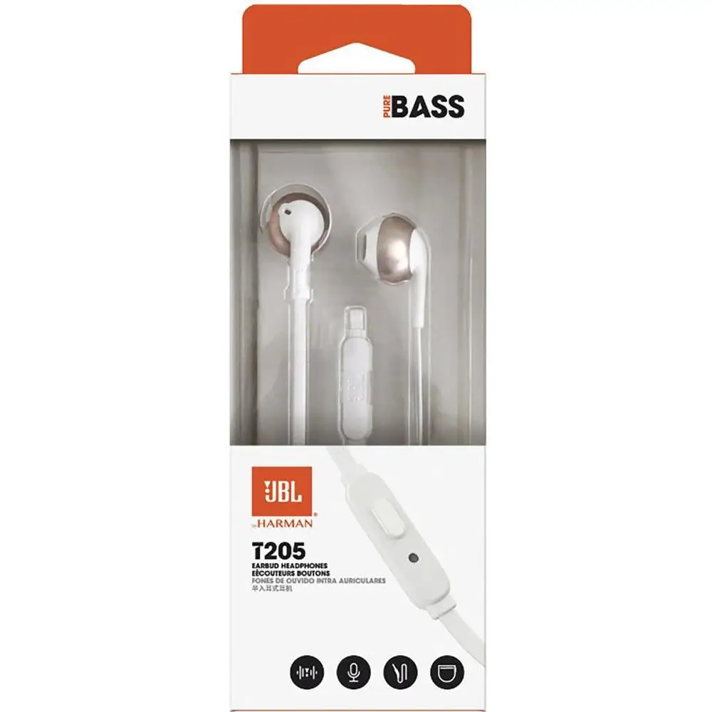 Headphones JBL T205 Chrome