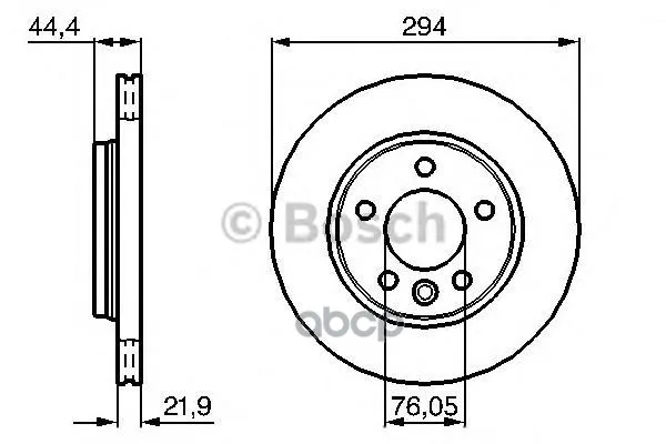 Тормозной Диск Задний Premium 1 Bosch арт. 0986479097