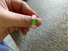 VKME cuadrado geométrico resina anillos para las mujeres las niñas Irregular patrón de mármol colorido transparente anillo anillos de joyería