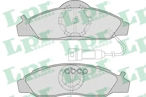Колодки Тормозные Ssangyong Korando/Musso 96- Передние С Эл.Датч. Lpr 05p721 Lpr арт. 05P721