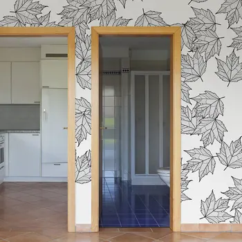 

Wall mural-autumn black and white-350x270 cm