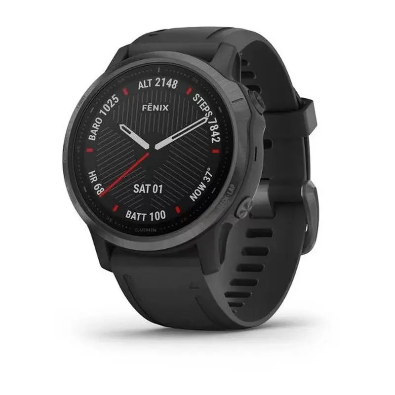 Смарт часы Garmin Fenix 6S Sapphire Carbon Gray GPS (010 02159 25) официальная гарантия 2 года спорт