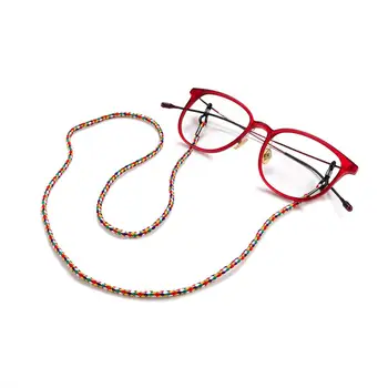 

Color fun Braided meches Ultra Light Glasses Attach Cord For Daily and Sport Sunglasses Anti-skid loops Unisex glasses chain