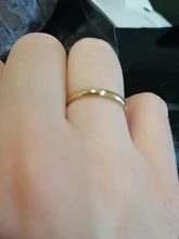 CACANA-anillos de acero inoxidable para parejas, oro rosa, antialergia, lisa, sencilla, Bisutería