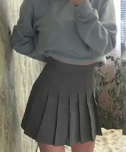 Mini Skirts School-Uniform Female Girl White High-Waist Fashion Women Cute Sweet Pleated