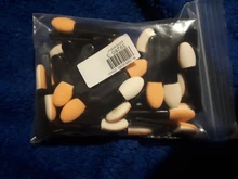 Esponja para uñas en polvo, 20 piezas de pinceles de doble cara, para sombras de ojos y maquillaje, 50 unidades