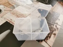 Microblade de doble-capa de malla transparente hoja de algodón caja de almacenamiento de algodón de maquillaje caja de almohadilla algodón de maquillaje recipiente para bastoncillos tatuaje Accesorios