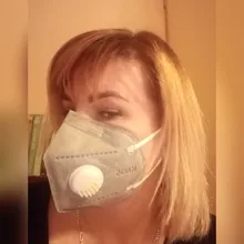 Mascarilla facial KN95 con válvula de respiración, máscara antipolvo con válvula equivalente a FFP2, cerca de FFP3, 1/5/10/20/50/100 Uds.