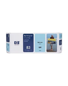 

HP Designjet 5000/5500 Cartridge Light Cyan N ° 83, 680ml. UV ink for Outdoor