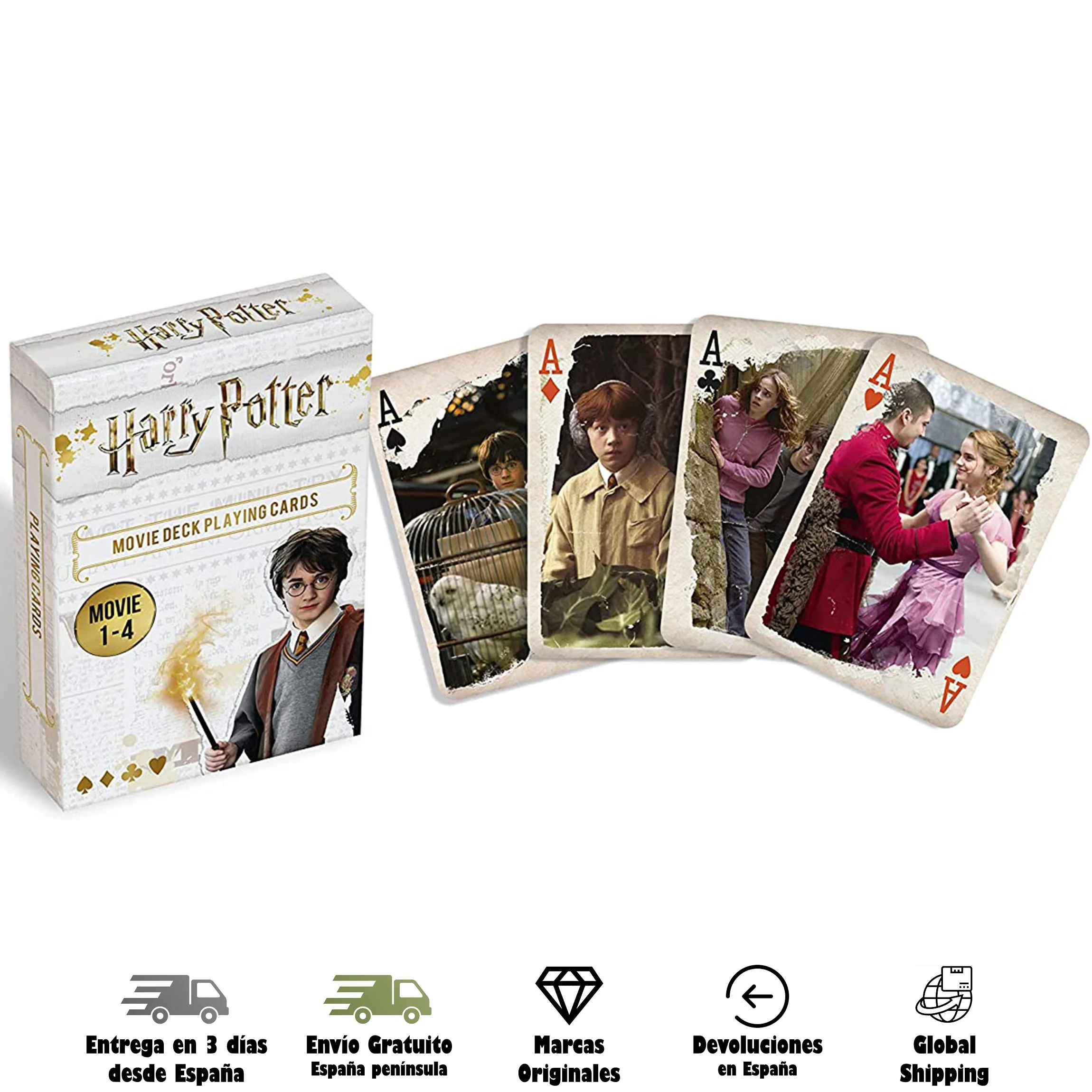 Гарри Поттер палубный покер настольная игра игральные карты кинотеатр 1-4 рамки