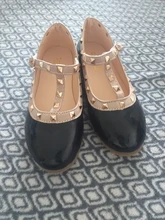 Bekamille-Sandalias de cuero con remaches para niñas, zapatillas de ocio, zapatos de baile de princesa, novedad de 2021