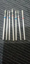 Rotery-fresas para taladro eléctrico, juego de 7pcs de brocas de diamante para limar y cortar cutículas y uñas en manicura y pedicura