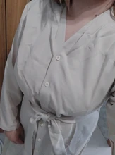 Summer Dresses Buttons V-Neck Lace-Up Oversize Colorfaith Women Spring Vintage Casual