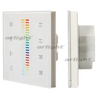 

019061 panel sens sr-2830c-rf-in White (12-24V, RGB + CCT,DMX, 4zony-1 PCs Arlight