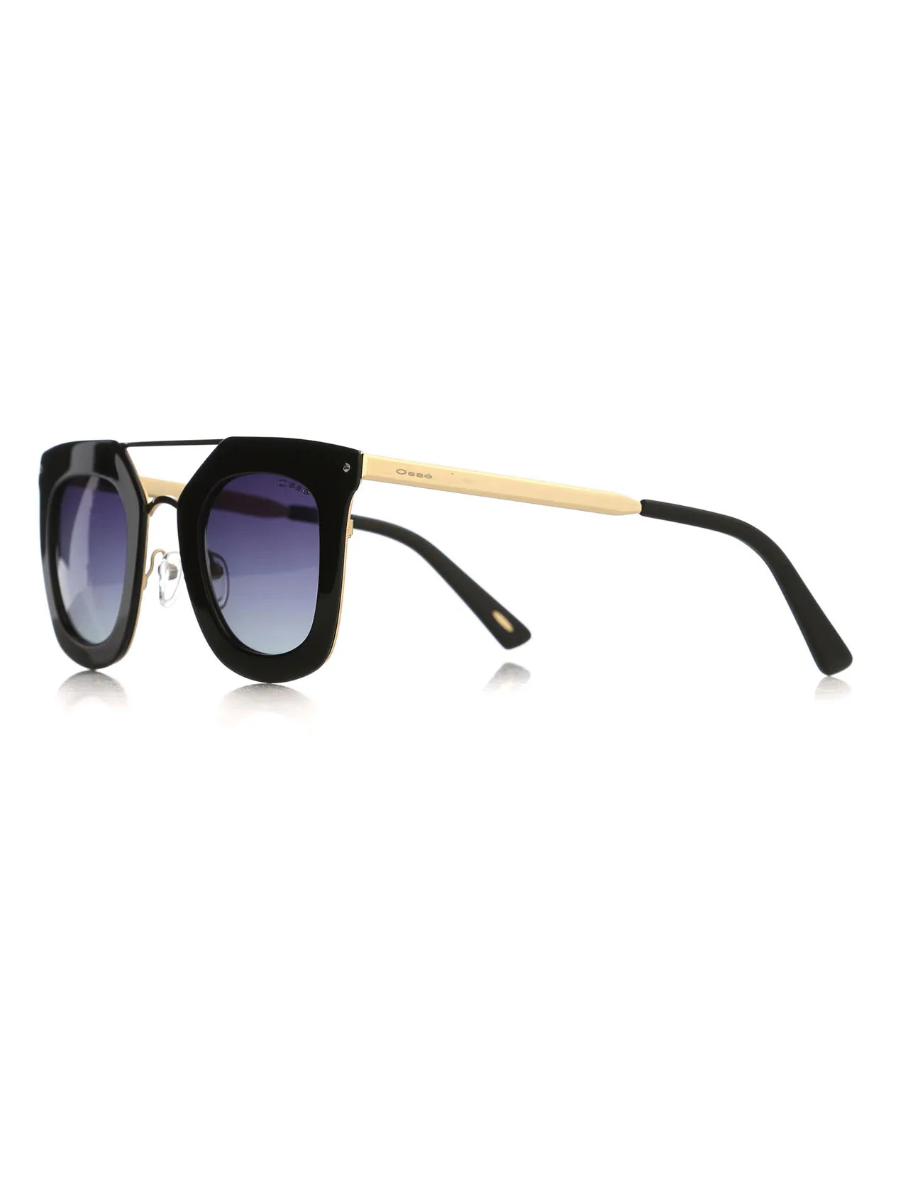 

Women's sunglasses os 2166 02 bone black organic square square 47-29-145 osse