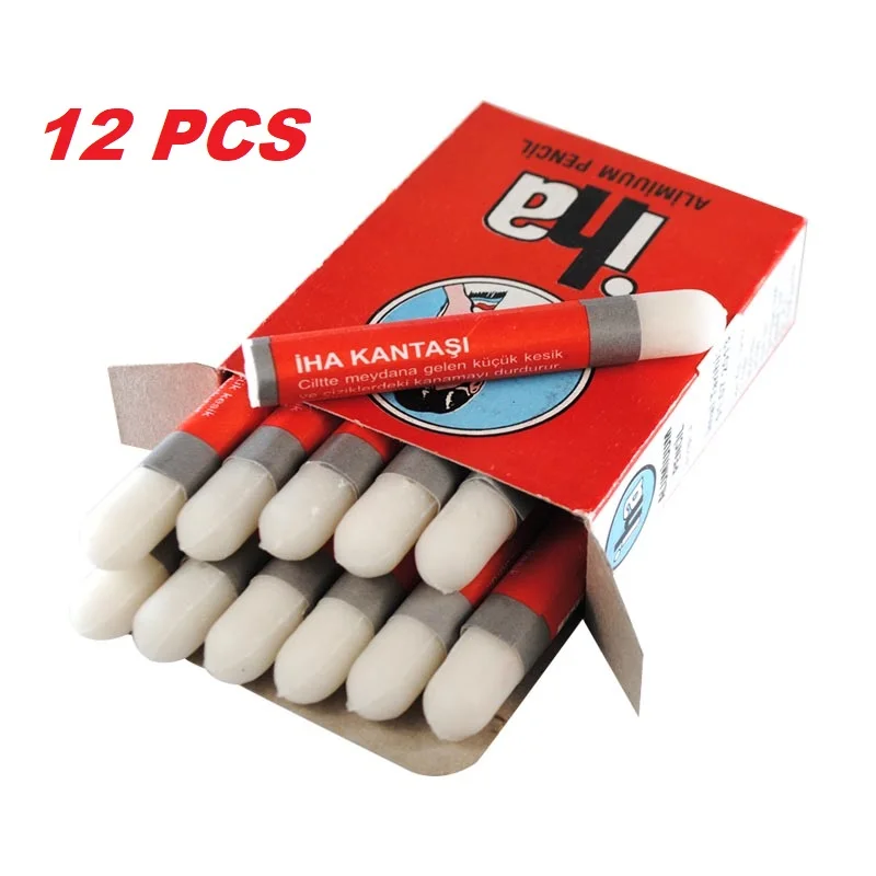 

IHA Styptıc Pen Type Tradıtıonal Shavıng Cut Blood Stopper-Alum 12pcs