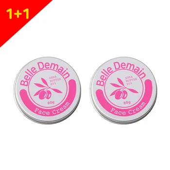 

Real Shea Butter Face Cream 80g [1+1] - Belle Demain Deep Moisturizing Lotion Sun Protection Skin Care Face Care Korea Cosmetic