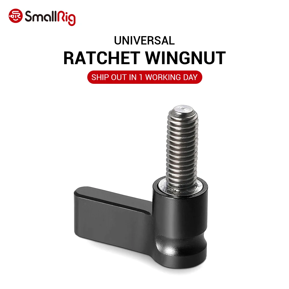 

SmallRig Black Ratchet Wingnut with M5 thread(13mm) 1566