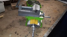 Worktable Drilling Bench-Alunimun Cross-Slide-Vise ALLSOME for HT2878 Alloy-Body 3inch
