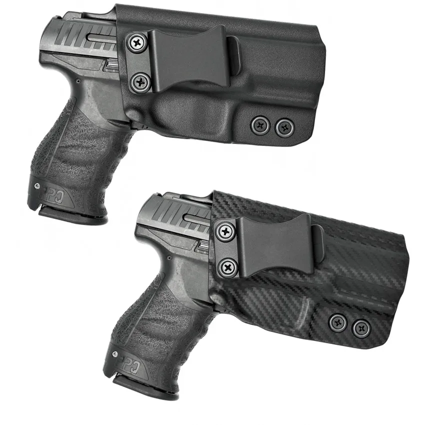 Поясная кобура Kydex для Walther PPQ M1 M2 4 &quot9 мм. 40 IWB Чехол Пояс брюк зажим Скрытая
