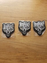 Tiger, bear, wolf animal badge Velcro bordado chapter tiger wolf bear parche de ropa bolsa al aire libre accesorios bordado ba