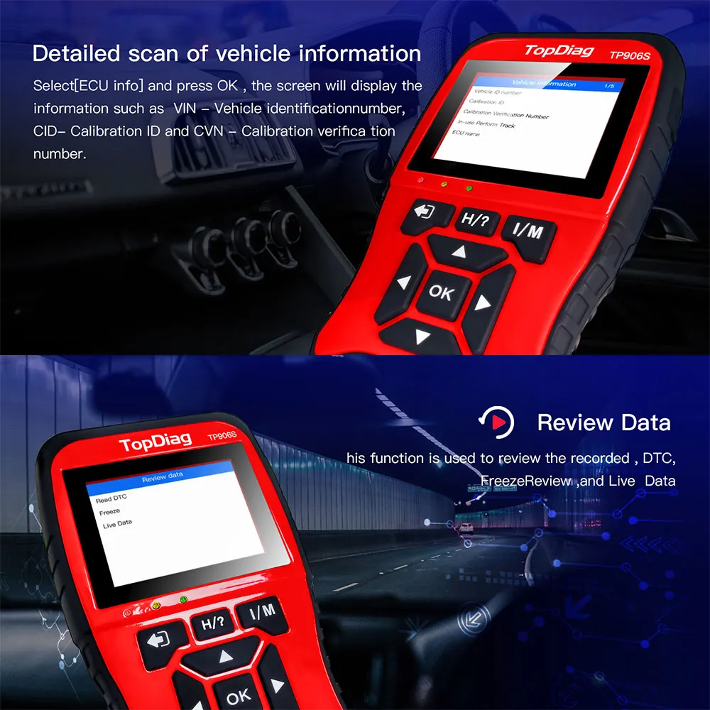 TopDiag OBD2 автомобильный диагностический дефект, четкий код, тест на батарею, основной анализатор, OBD JD906S, сканер, автомобильный считыватель кодов