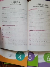 4 unids/set HSK Nivel 1-3/4/5/6 letra libro caligrafía cuaderno para los extranjeros chino escrito estudiar caracteres chinos