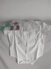 Ropa de verano para bebé, trajes de cumpleaños para caballero, vestido de fiesta de recién nacido, algodón suave, sólido, Rmper + Pantalones con cinturón, conjunto para niño pequeño