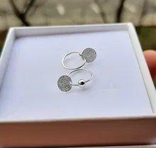 Hoop Earrings Fashion Jewelry 925-Sterling-Silver INZATT Minimalist Real Women Round