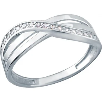 

Esthete ring with 17 cubic zirconia