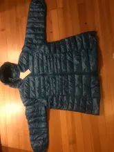 Chaqueta larga con capucha para mujer, abrigo ultraligero de plumón de pato blanco para otoño e invierno, Parkas portátiles, color liso, 7XL